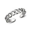 Studio Jewellery Midi And Knuckle Rings | Rings-Adjustable Chain Mid Finger Silver Ring