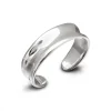 Studio Jewellery Midi And Knuckle Rings | Rings-Adjustable Concave Mid Finger Silver Ring