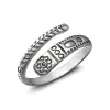 Studio Jewellery Feature & Stacker Rings | Rings-Aztec Adjustable Silver Ring