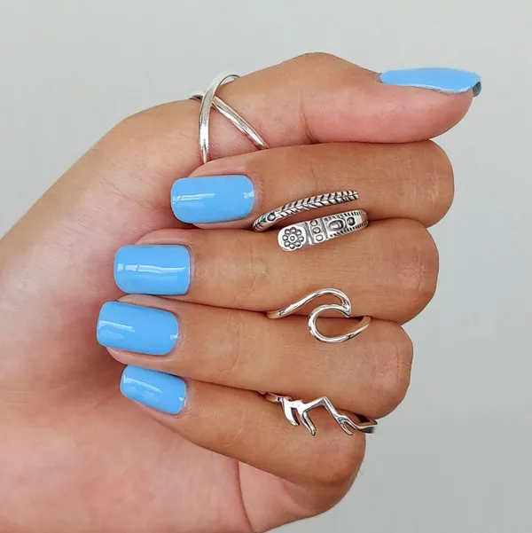 Studio Jewellery Feature & Stacker Rings | Rings-Aztec Adjustable Silver Ring