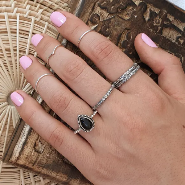 Studio Jewellery Feature & Stacker Rings | Rings-Bali Sterling Silver Ring