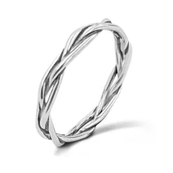 Studio Jewellery Feature & Stacker Rings | Rings-Birds Nest Silver Stacker Ring