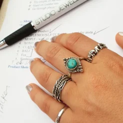 Studio Jewellery Feature & Stacker Rings | Rings-Birds Nest Silver Stacker Ring