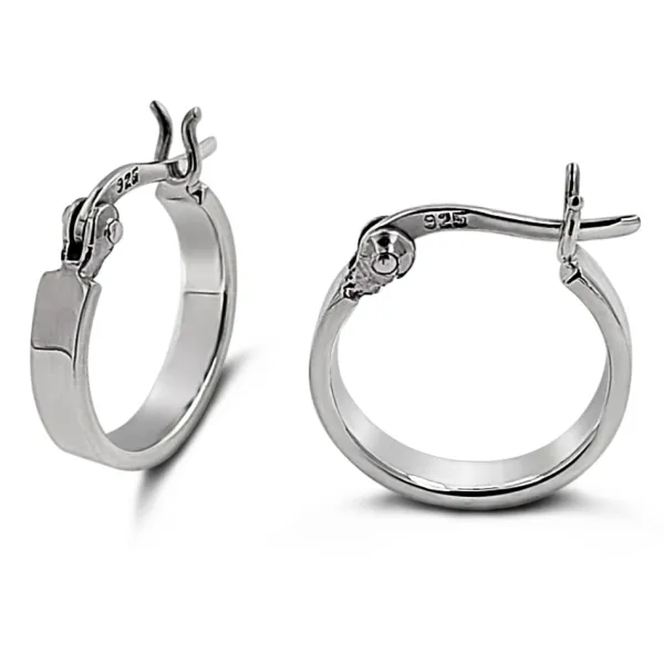 Studio Jewellery Hoop Earrings | Earrings-Bold Huggie Hoop Earrings