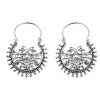 Studio Jewellery Earring Jackets And Threaders | Earrings-Celtic Disc Silver Earrings