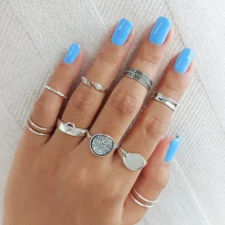 Studio Jewellery Feature & Stacker Rings | Rings-Celtic Disc Silver Ring