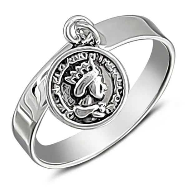 Studio Jewellery Feature & Stacker Rings | Rings-Coin Ringlet Silver Ring
