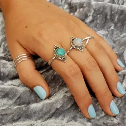 Studio Jewellery Feature & Stacker Rings | Rings-Criss Cross Sterling Silver Finger Ring
