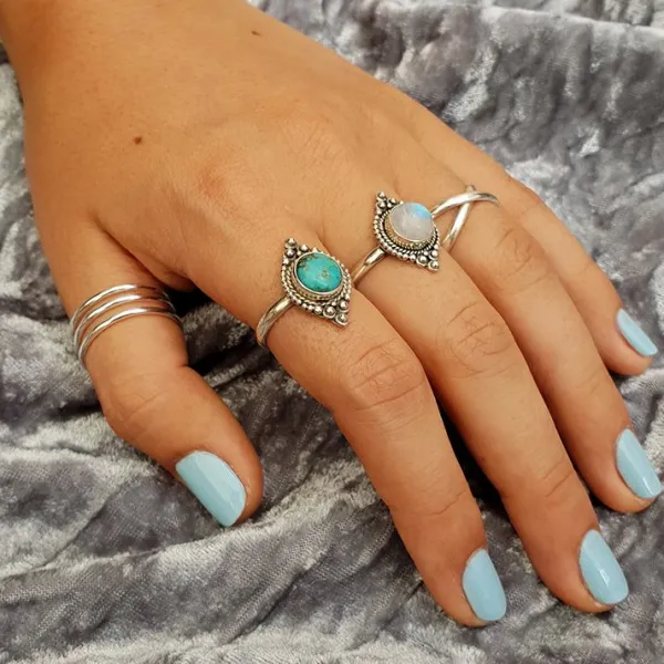 Studio Jewellery Feature & Stacker Rings | Rings-Criss Cross Sterling Silver Finger Ring