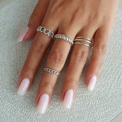 Studio Jewellery Feature & Stacker Rings | Rings-Croissant Ring