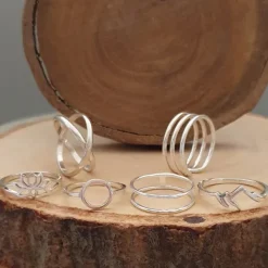 Studio Jewellery Feature & Stacker Rings | Rings-Fine Circle Silver Ring