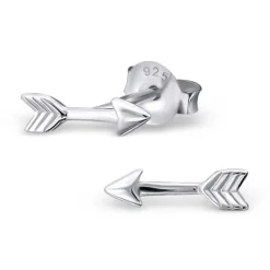 Studio Jewellery Stud Earrings | Earrings-Hypoallergenic Arrow Studs in 925 Sterling Silver
