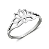 Studio Jewellery Feature & Stacker Rings | Rings-Lotus Silver Ring