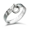 Studio Jewellery Feature & Stacker Rings | Rings-3mm Band Ringlet Silver Ring