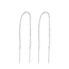 Studio Jewellery Earring Jackets And Threaders | Earrings-Small Bar Threader Silver Earrings