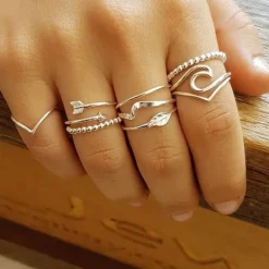 Studio Jewellery Feature & Stacker Rings | Rings-925 Sterling Silver Arrow Ring