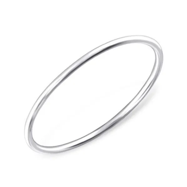 Studio Jewellery Midi And Knuckle Rings | Rings-Sterling Silver Super Fine Simple Ring