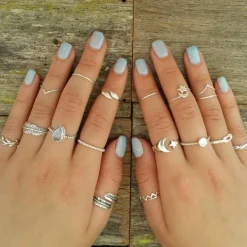 Studio Jewellery Midi And Knuckle Rings | Rings-Sterling Silver Super Fine Simple Ring