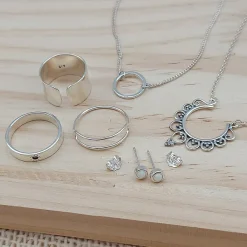 Studio Jewellery Feature & Stacker Rings | Rings-Sunny Silver Ring