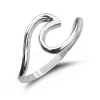 Studio Jewellery Feature & Stacker Rings | Rings-Surf Wave Silver Ring