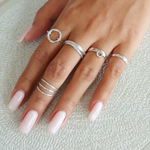 Studio Jewellery Feature & Stacker Rings | Rings-The Trio Ring