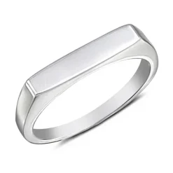 Studio Jewellery Rings | Feature & Stacker Rings-Thick Oblong Signet Ring