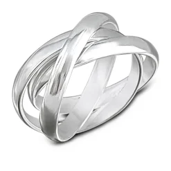 Studio Jewellery Feature & Stacker Rings | Rings-Thick Trio Ring