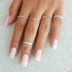 Studio Jewellery Midi And Knuckle Rings | Rings-Thin Tube Ring