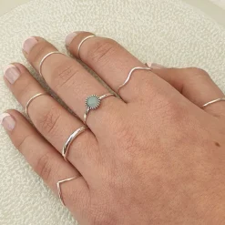 Studio Jewellery Feature & Stacker Rings | Rings-Wawa Silver Ring